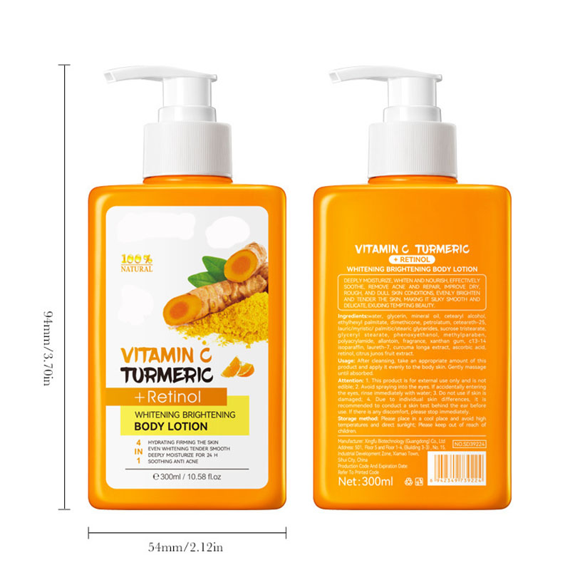 Lotion au Curcuma et à la Vitamine C